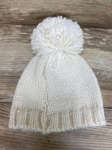 So 'Dorable Pom Beanie "Pumpkin" White Sz 0-12m