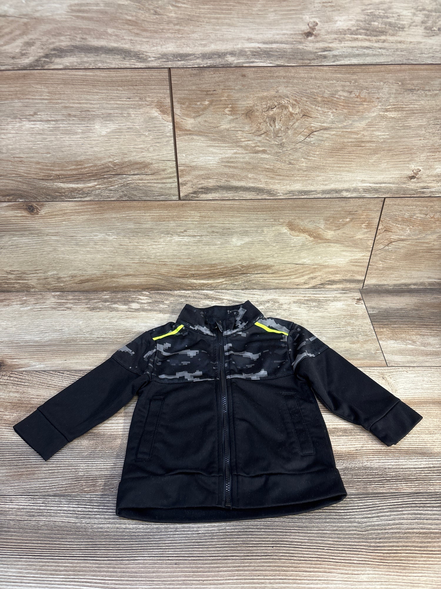 Athletic Works Full Zip Active Jacket Black sz 12m