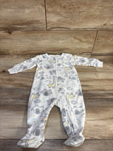 Kids Headquarters Elephant Blanket Sleeper White sz 9m