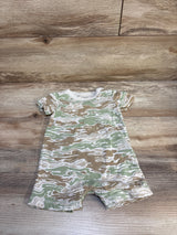 Carter's Camo Print Shortie Romper Beige sz 9m