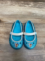 Crocs Frozen Mary Jane Flats Blue sz 5c