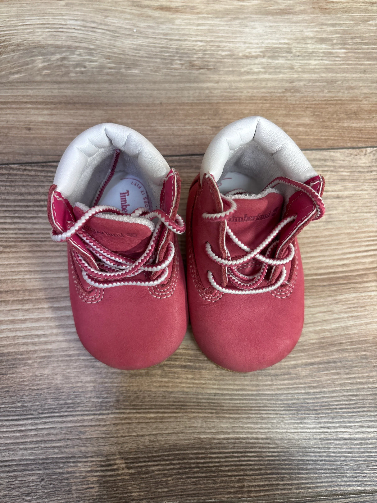 Timberland Crib Booties, Pink sz 1c