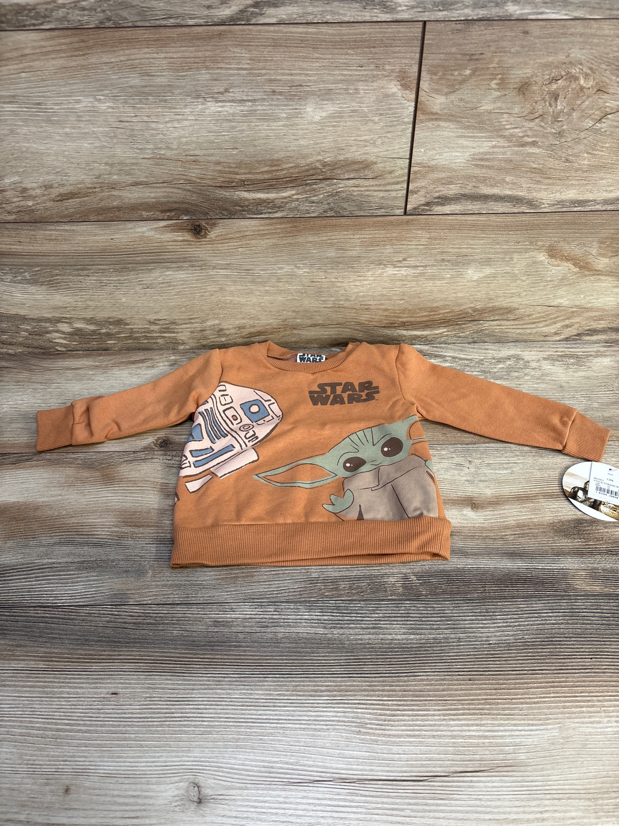 NEW Star Wars Sweatshirt Caramel sz 12m