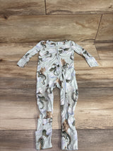 Posh P. Bamboo Dragon Convertible Footie Mint Green sz 9-12m