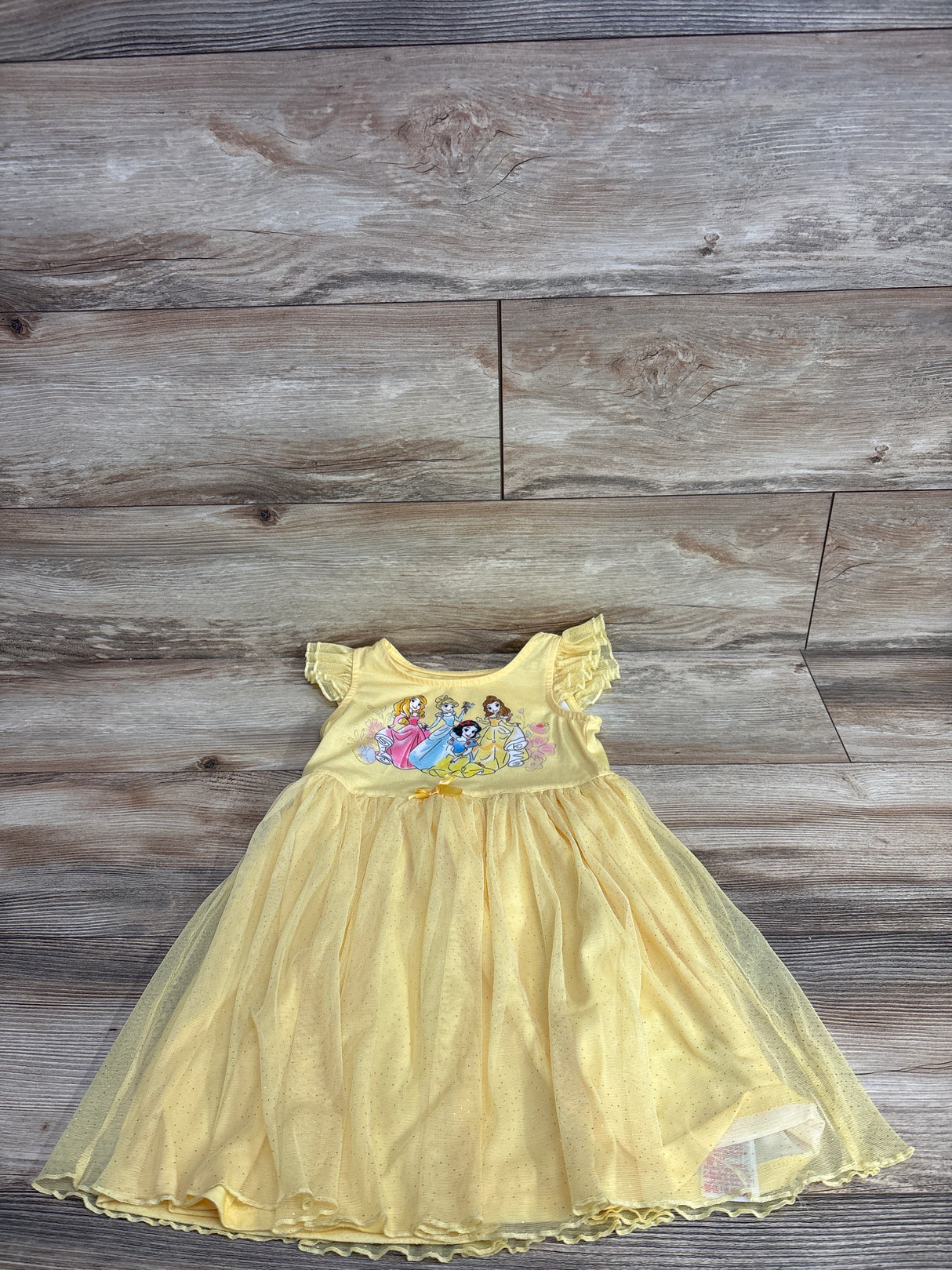 Disney Princess Night Gown Yellow sz 4T