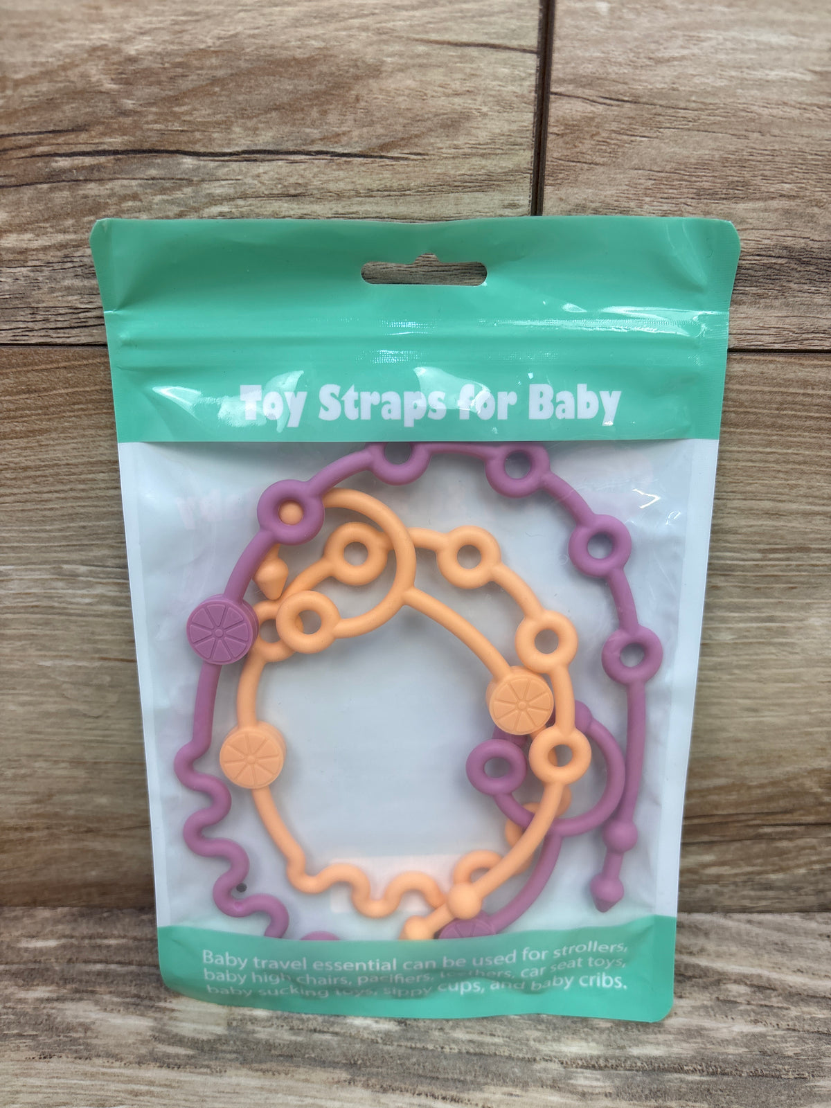 NEW LittleHugs 2pk Silicone Toy Straps