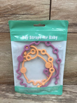 NEW LittleHugs 2pk Silicone Toy Straps