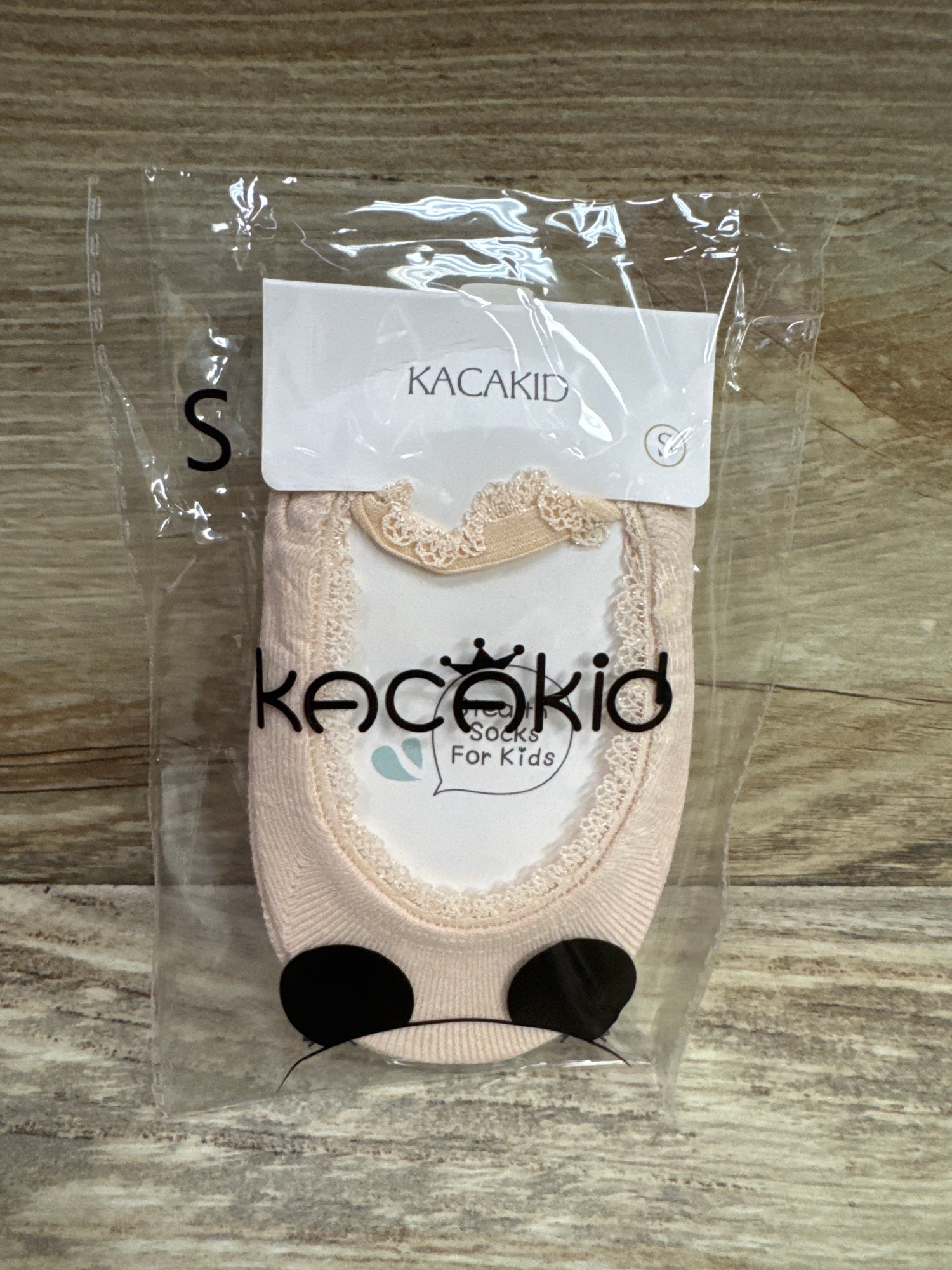 NEW Kacakid Princess Mary Jane Dress Socks Beige sz 3-12m