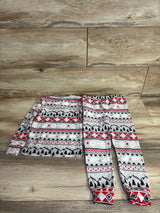 Dreamlife 2pc Fair Isle Pajama Set Grey sz 4T