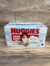 NEW Huggies Snug & Dry Diapers Size 4 92ct