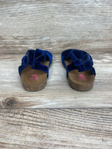 Baby B'gosh Velvet Cork Shoes Navy Sz 4c