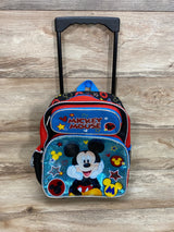 Disney 12" Mickey Mouse Rolling Backpack Black