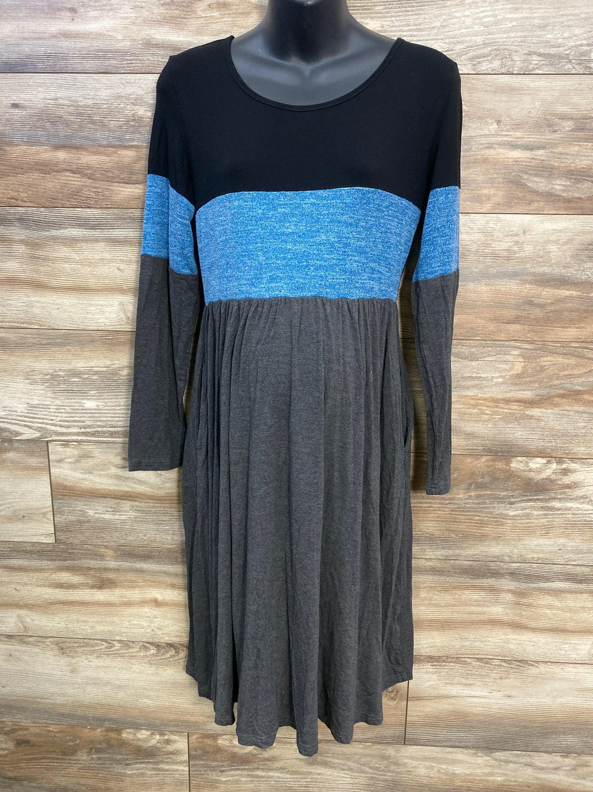 Bearsland Colorblock Dress Black sz Medium - Me n Mommy To Be