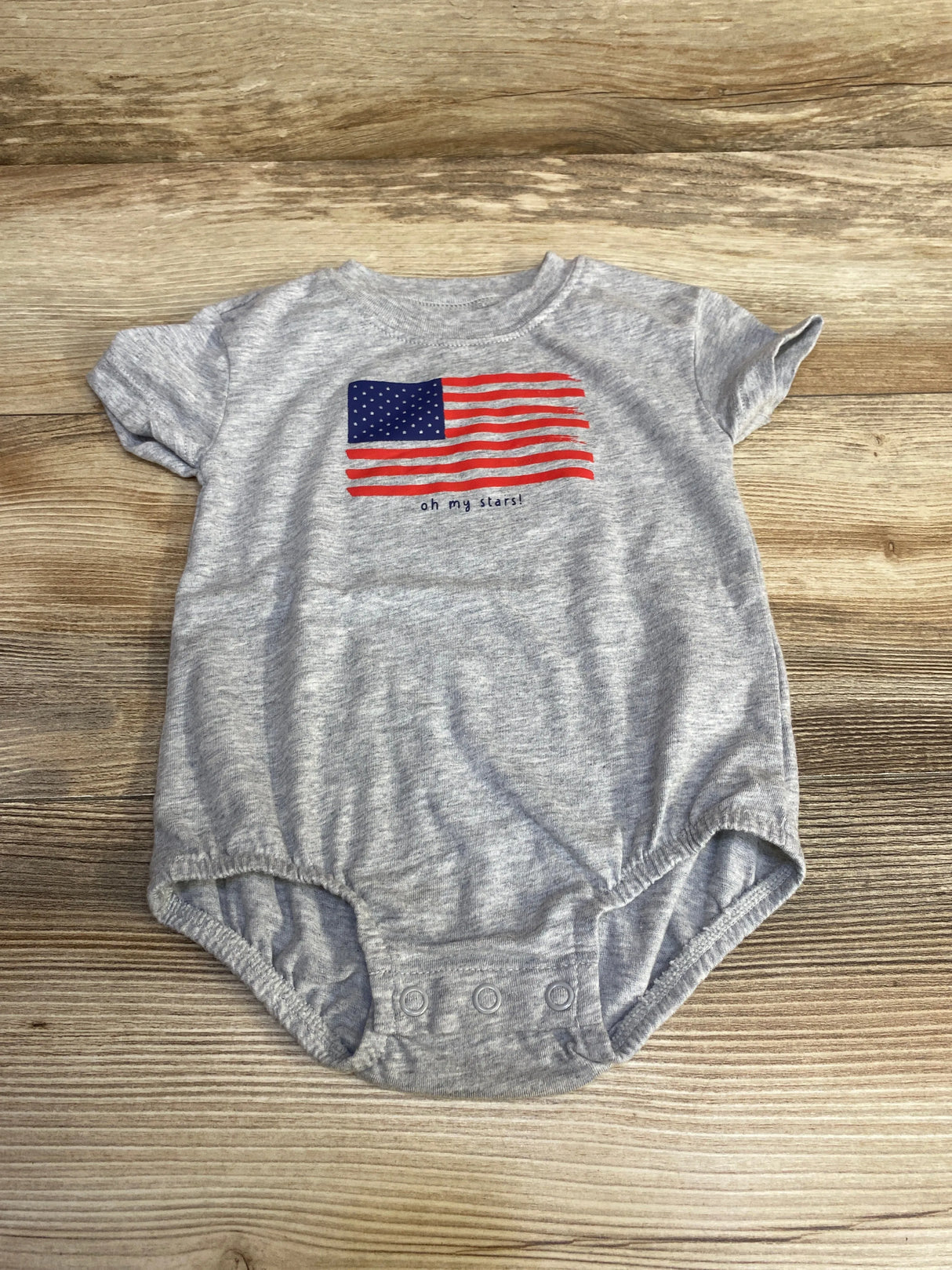 Carter's Oh My Stars! Bubble Romper Grey sz 6m