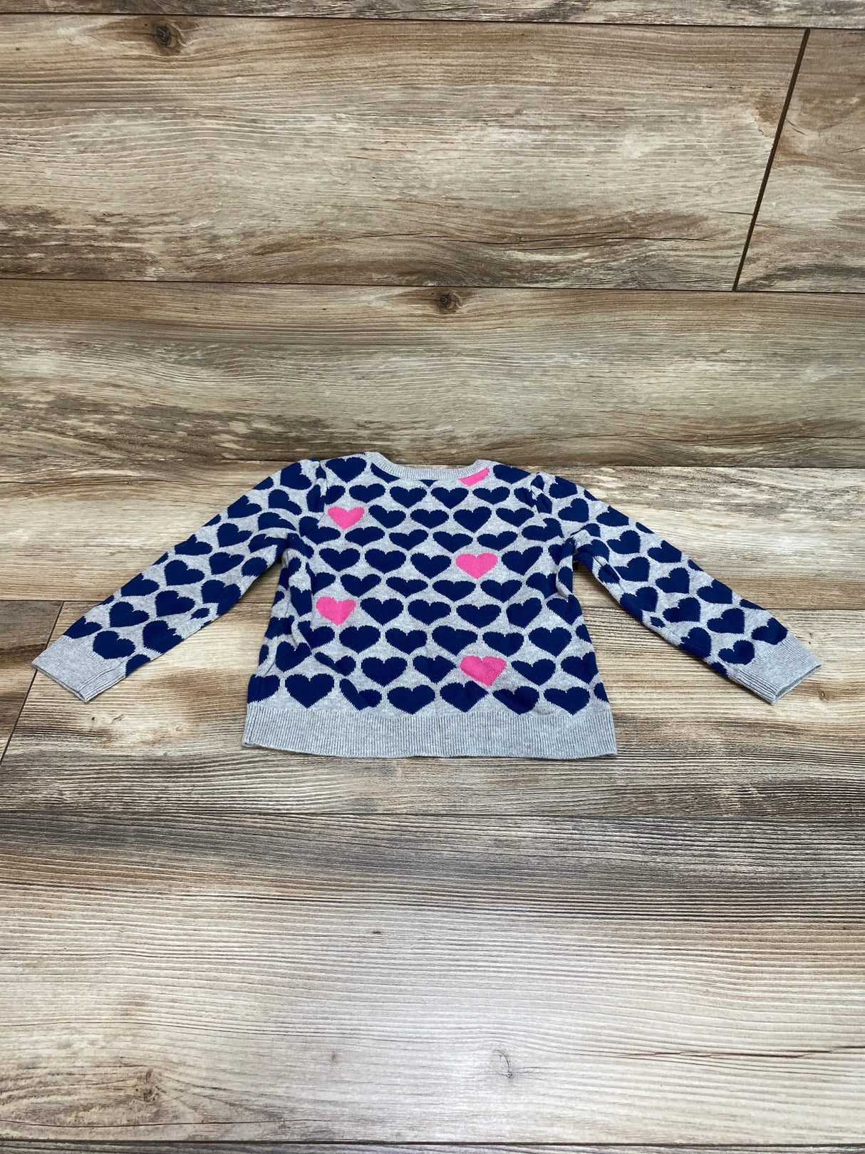 Baby Gap Heart Sweater Grey sz 18-24m