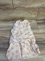 Halo SleepSack Swaddle Watercolor Rose Cream sz 0-3m
