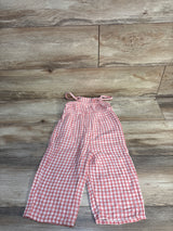 Little Planet Organic Gingham Jumpsuit Pink sz 3T