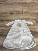 Carter's Giraffe Stiped Fleece Sleep Bag White sz 6-9m