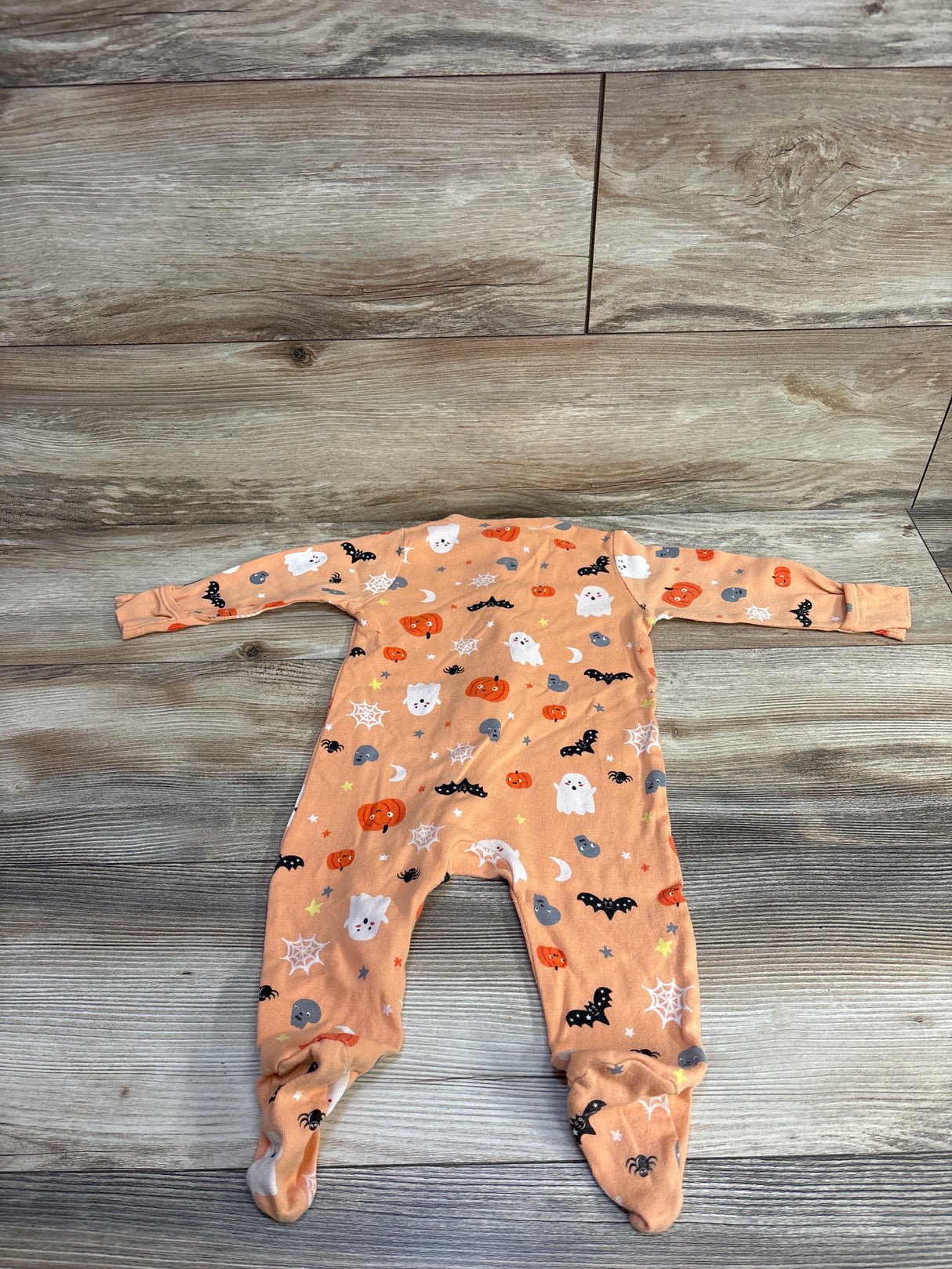 Old Navy Halloween Sleeper Orange sz 6-9m