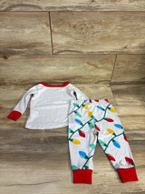 The Elf On The Shelf 2pc Pajama Set White sz 12m