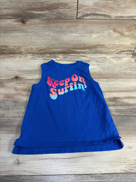 Gap Kids Keep On Surfin' Tank Top Blue sz 4-5T - Me n Mommy To Be