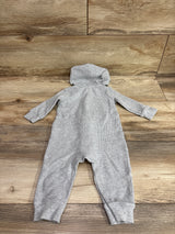 Carter's Waffle Knit Hooded Coverall Grey sz 6m