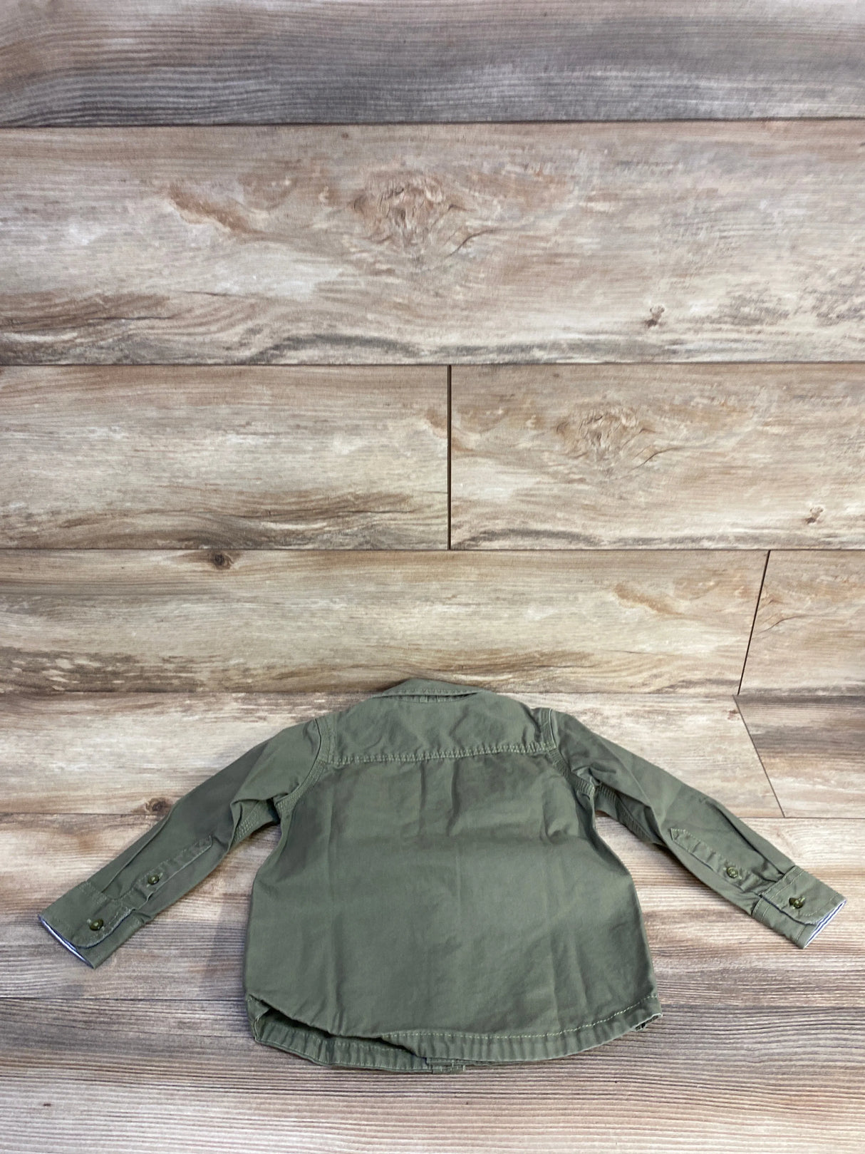 Next Button Up Shirt Green sz 3T - Me n Mommy To Be