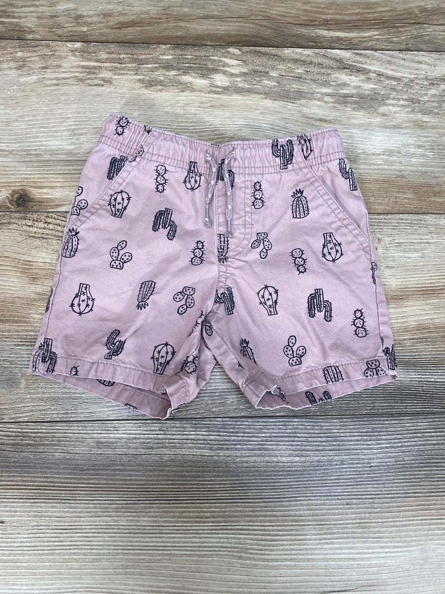 Cat & Jack Brown Cactus Drawstring Shorts sz 2T - Me 'n Mommy To Be