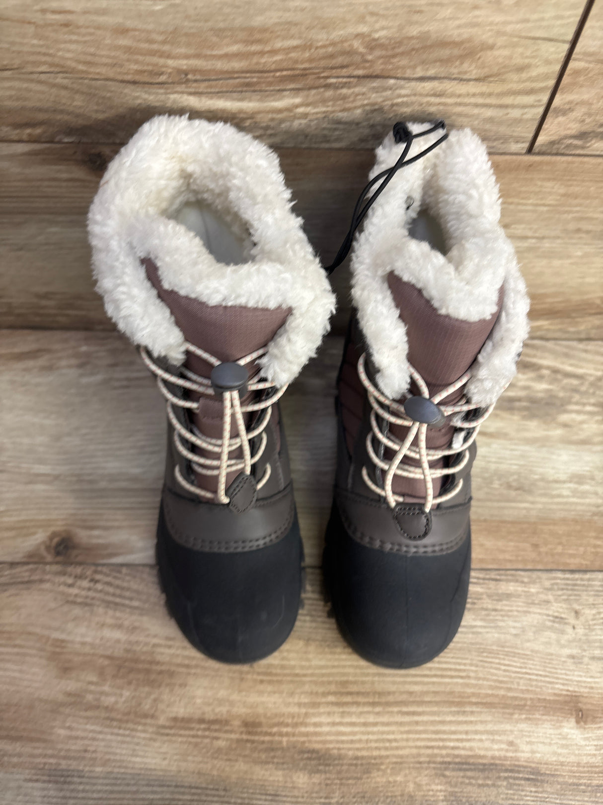 NEW All in Motion Skylar Lace-Up Winter Boots Black sz 1Y