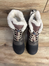 NEW All in Motion Skylar Lace-Up Winter Boots Black sz 1Y