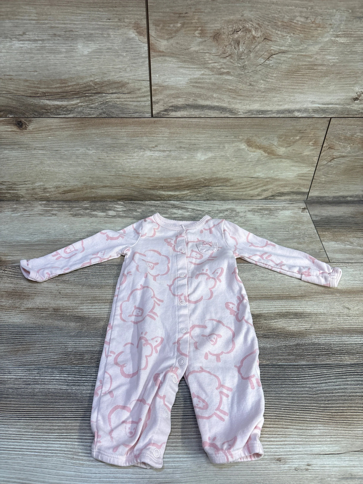 Carter's Button Front Coverall Pink sz 3m