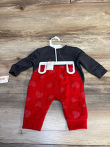 NEW Cat & Jack 2pc Dino Cupid Sweatshirt Set Grey sz 0-3m