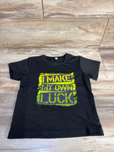 I Make My Own Luck Shirt Black sz 3T