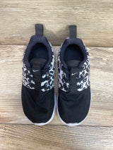 Nike Roshe One Print TD Black/White-Metallic Silver Sz 9c