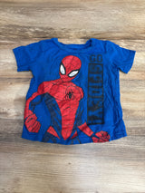 Marvel Spiderman Shirt Blue sz 4T - Me n Mommy To Be