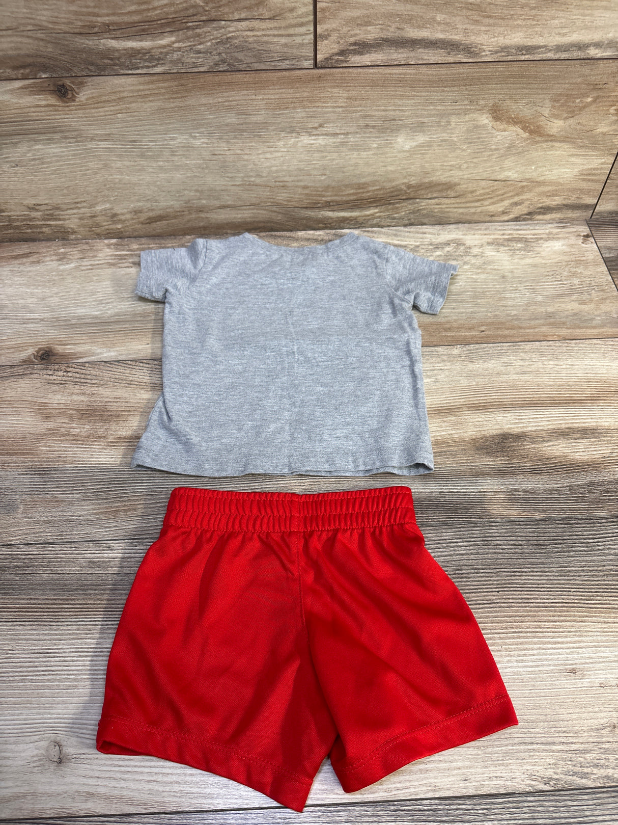 Nike 2pc American Flag Shirt & Shorts Set Grey sz 12m