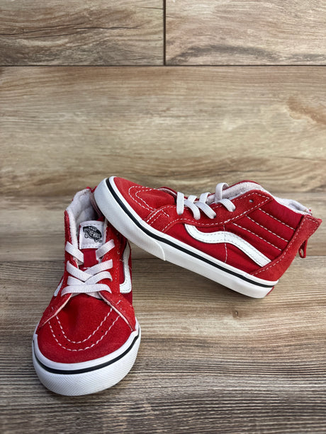 Vans Sk8-Hi Zip Shoe Red sz 8.5 - Me n Mommy To Be