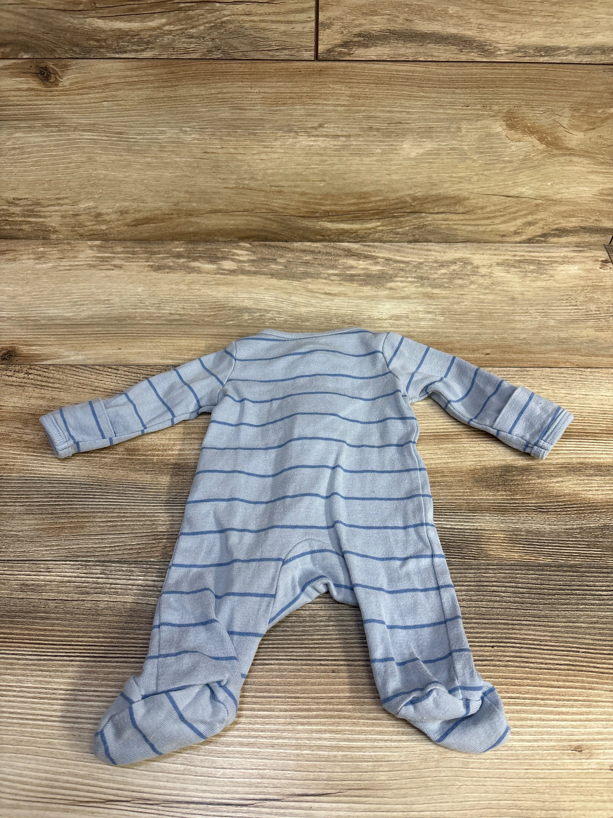 Child Of Mine Striped Sleeper Blue sz Preemie - Me n Mommy To Be