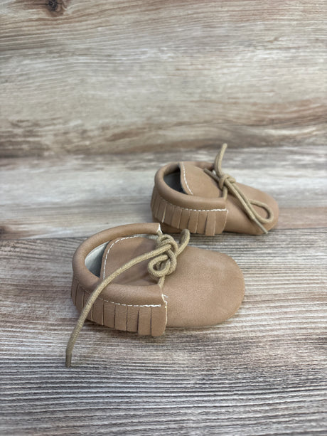 Soft Sole Baby Crib Shoes Tan sz 1c - Me n Mommy To Be