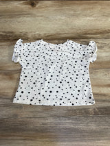 Cat & Jack Dots Shirt White sz 18m