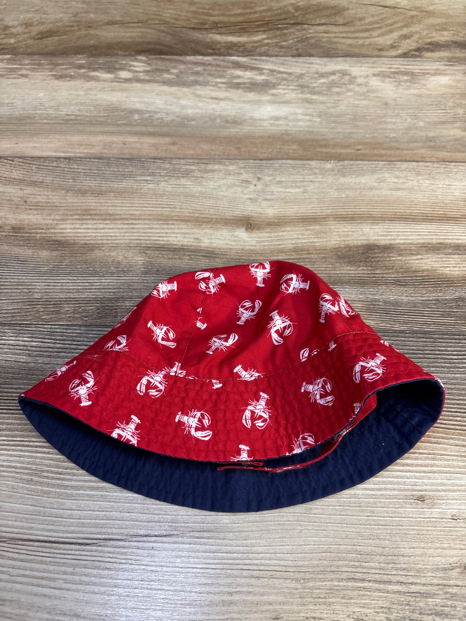Carter's Reversible Bucket Hat Red/Navy sz 12-24m