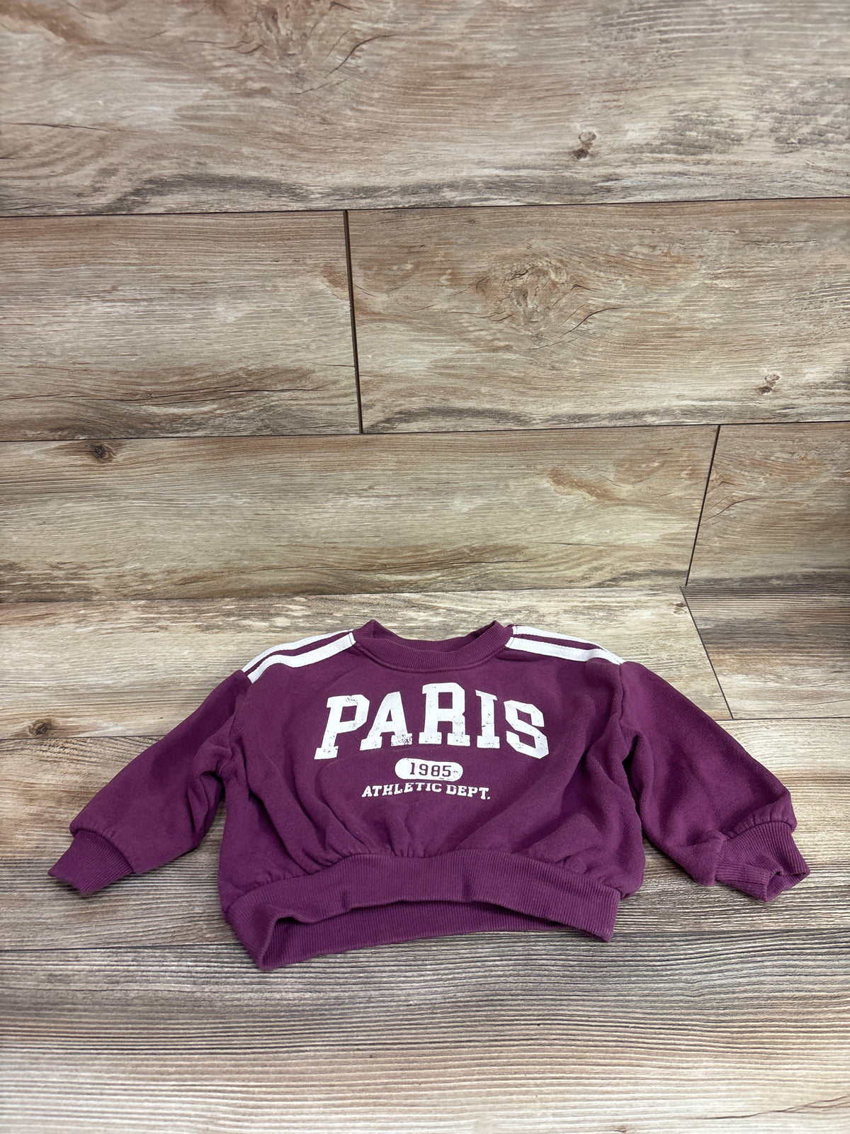 Grayson Mini Paris Sweatshirt Purple sz 2T