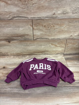 Grayson Mini Paris Sweatshirt Purple sz 2T