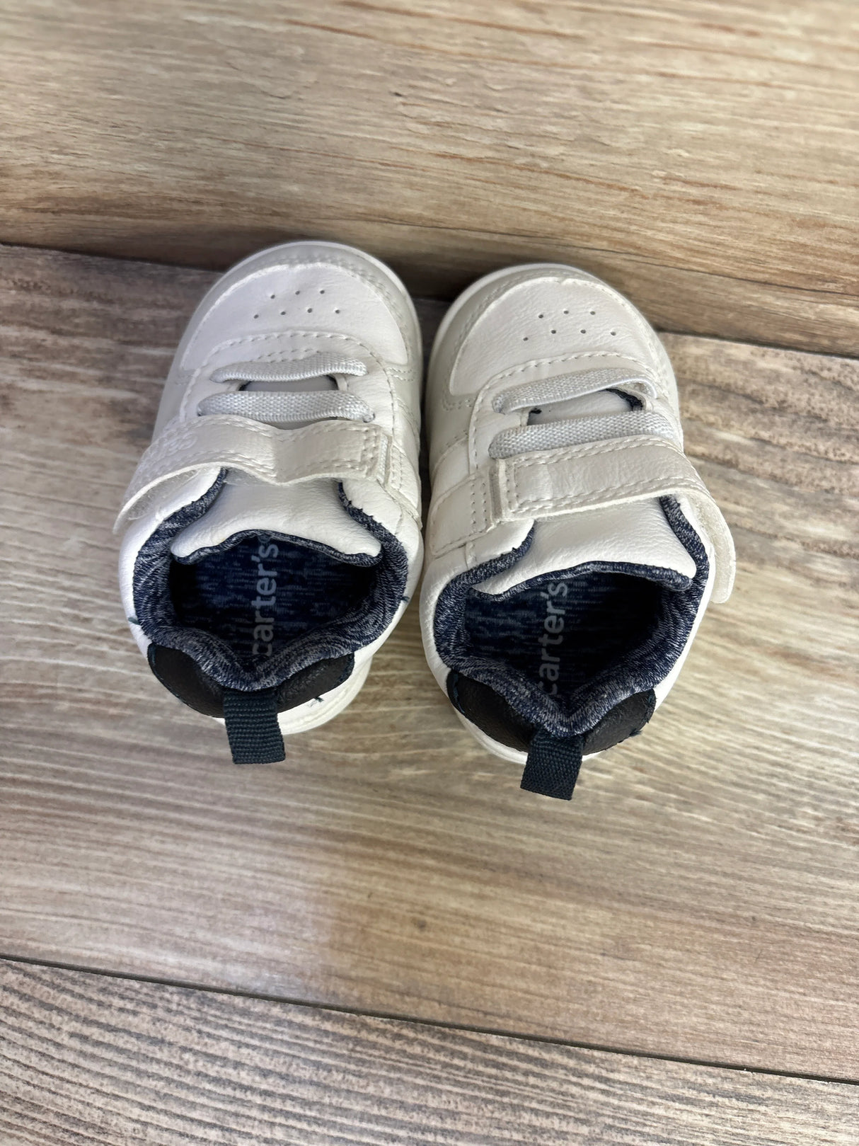 Carter's Every Step First Walker Kyle Casual Sneakers White sz 2c - Me n Mommy To Be