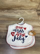 NEW Baby Essentials 3pk Fourth of July Bibs