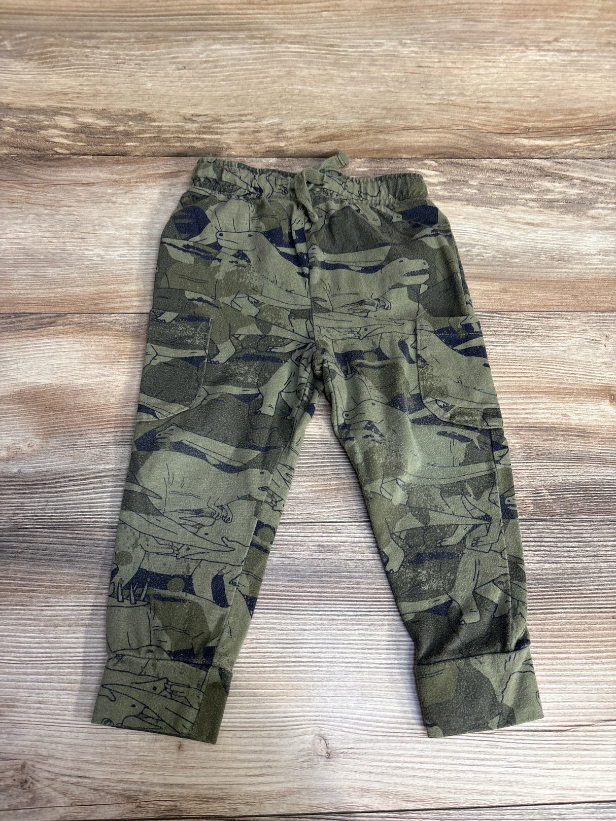 Cat & Jack Drawstring Dino Joggers Green sz 3T - Me n Mommy To Be