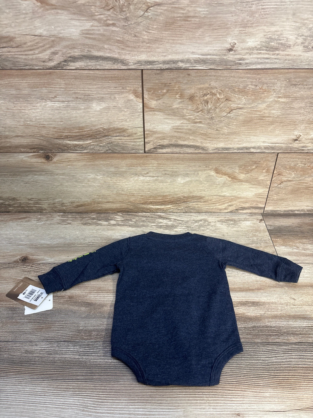 NEW Carhartt Long Sleeve Bodysuit Navy sz 6m