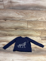 Tommy Bahama Long Sleeve Wolf Shirt Navy sz 4T
