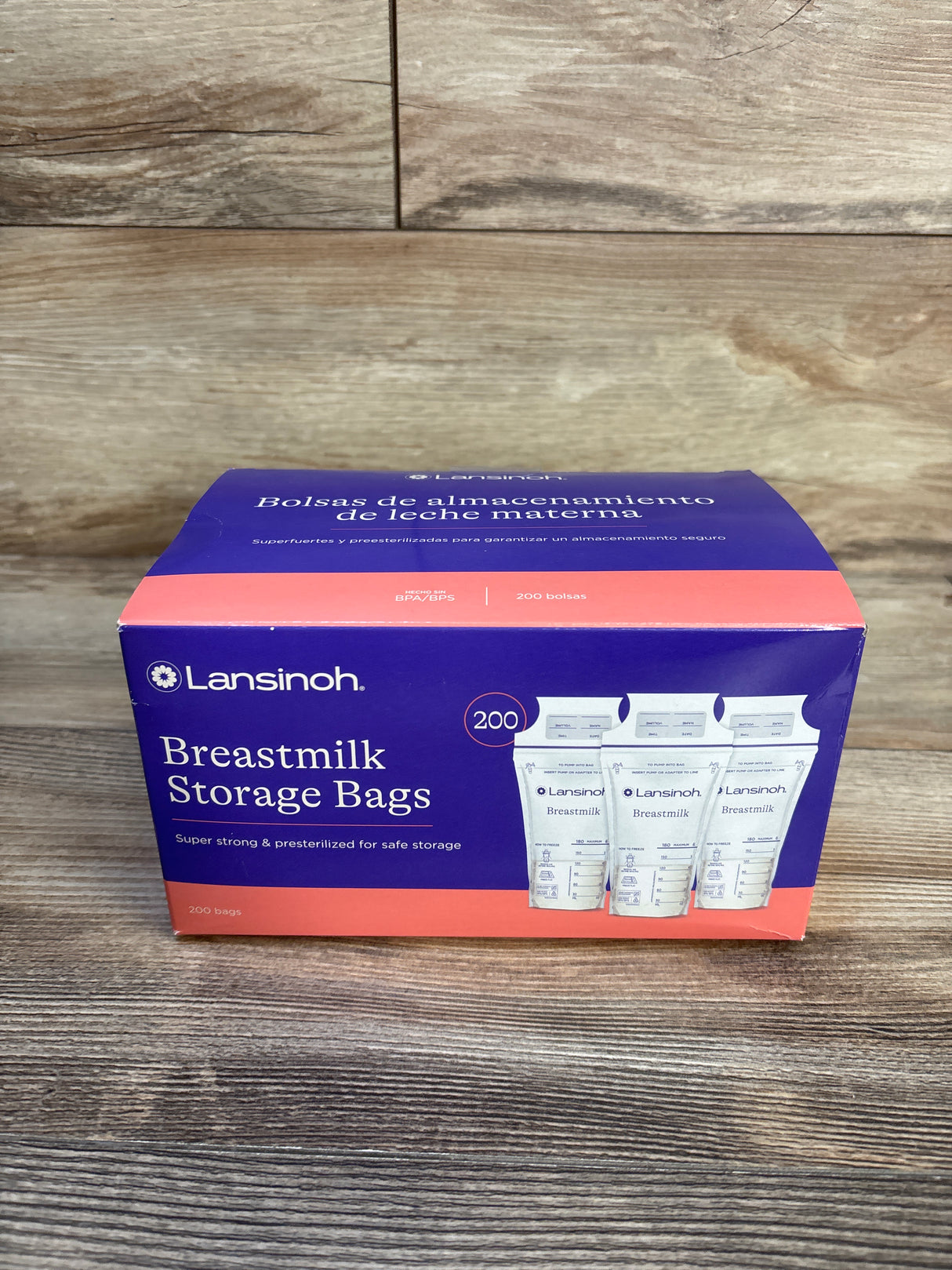 NEW Lansinoh 200ct Breastmilk Storage Bags