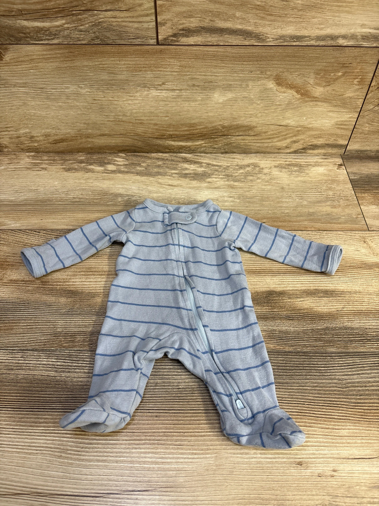 Child Of Mine Striped Sleeper Blue sz Preemie - Me n Mommy To Be